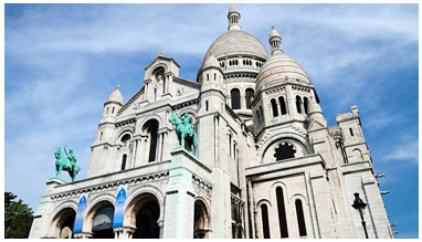巴黎旅遊景點蒙馬特區聖心堂